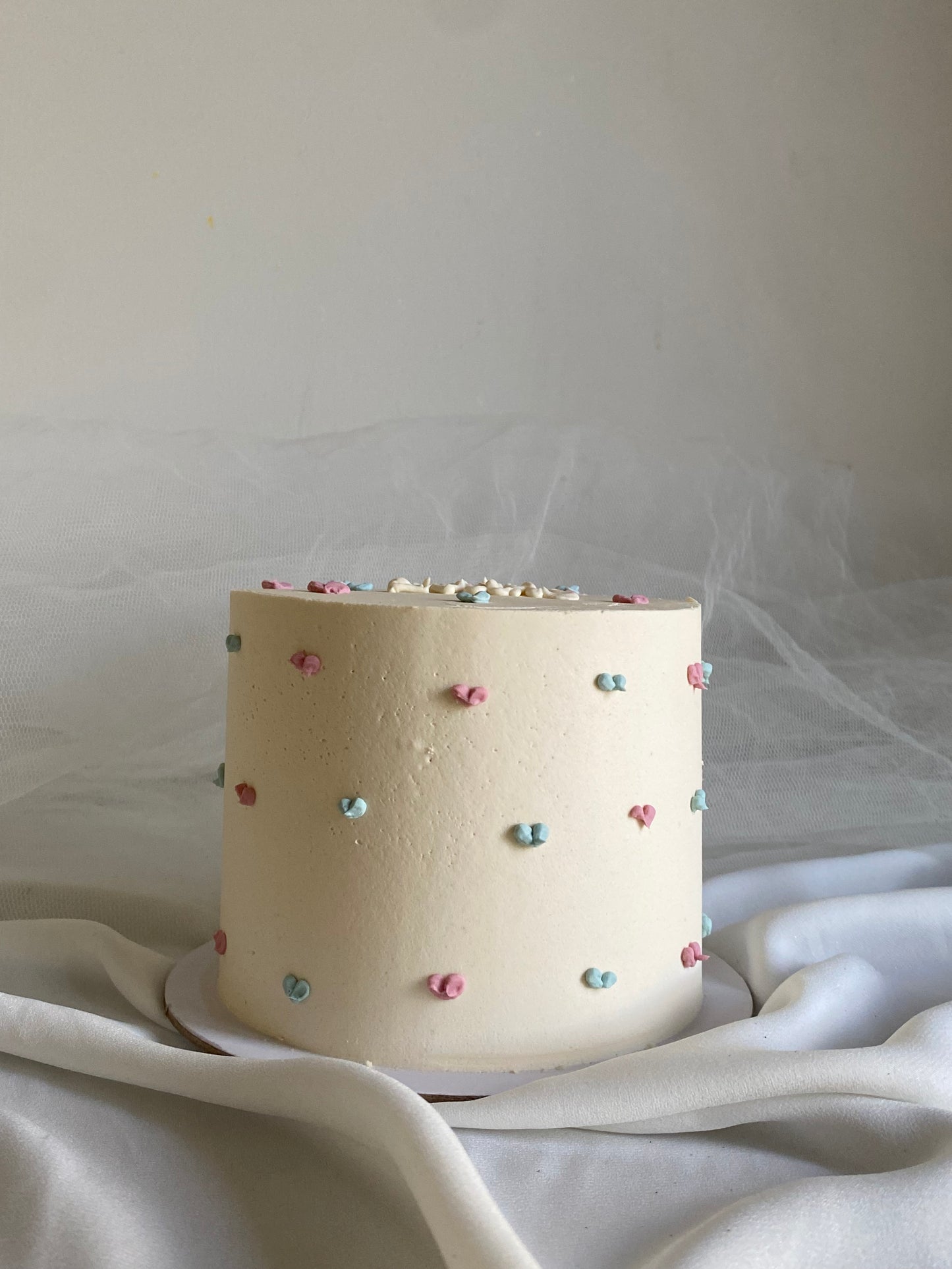 Mini Baby Cake for Gender Reveal