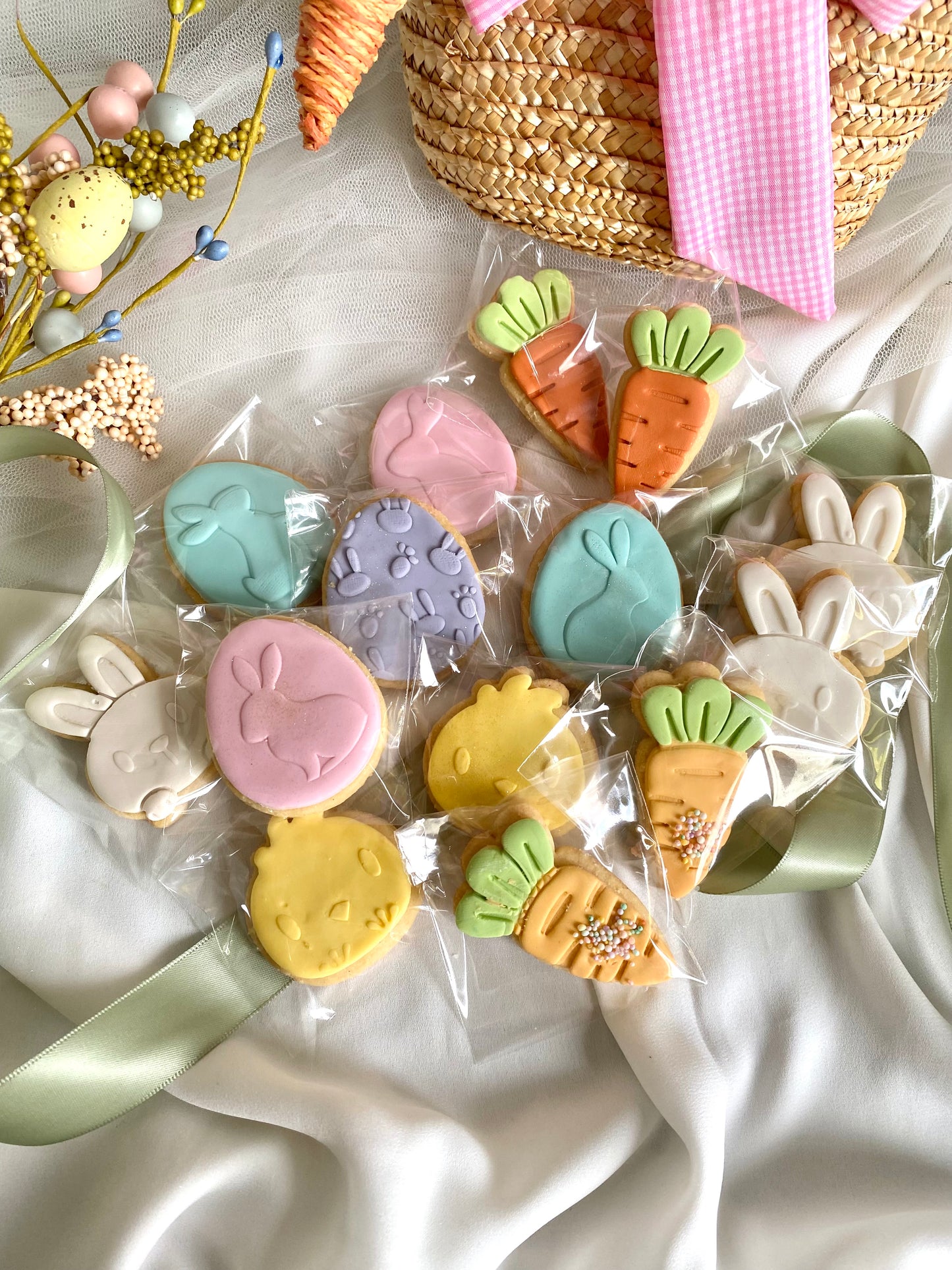 Easter mini individually wrapped cookies