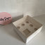 White Bento Cake Box 10x10x5"