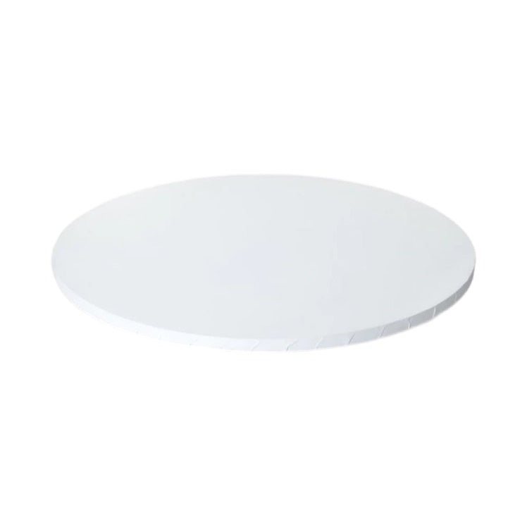 5mm White Round Masonite Cake Board - 14 Inch