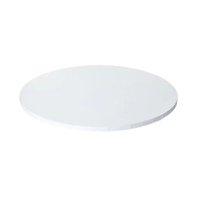 5mm Round White Masonite Cake Board - 12 Inch