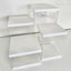 White Clear Tall Acrylic Cake Box - 10x10x17.5