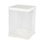 White Clear Tall Acrylic Cake Box - 10x10x17.5