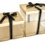 Gold Clear Tall Acrylic Cake Box - 8x8x10