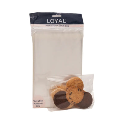 Loyal Resealable Cookies Bag (Pack of 100)